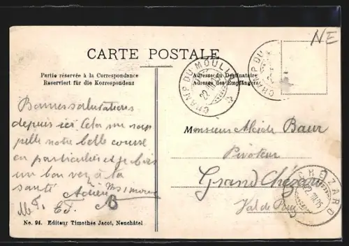 AK Champ du Moulin, Gorges de l`Areuse