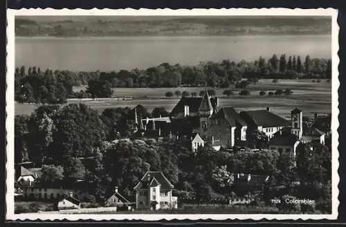 AK Colombier, Ortsansicht mit Flusspartie