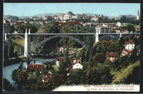 AK Bern, Kornhausbrücke und Universität