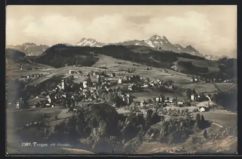 AK Trogen, Ortsansicht aus der Vogelschau