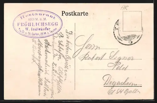 AK Teufen, Totalansicht mit Umgebung