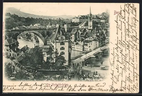 AK Bern, Partie bei den Nydeckbrücken