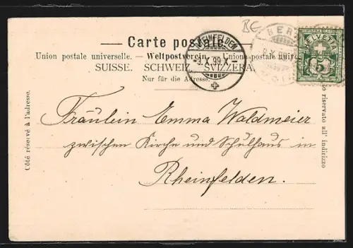 AK Bern, Partie bei den Nydeckbrücken