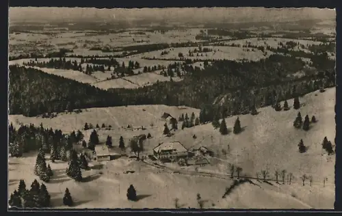 AK Vue des Alpes, Hotel Vue des Alpes, Tenancier René Linder