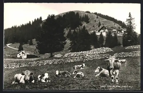 AK Tête-de-Ran, Hôtel Tête-de-Ran, Georges Jacot. tenancier