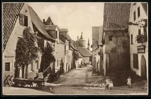 AK Kitzingen a. M., Alte Poststrasse