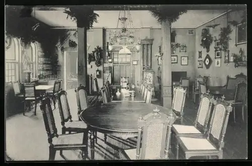 AK Marne / Dithmarschen, 34. Stiftungsfest des Marner Scatclubs 1907, Clubzimmer