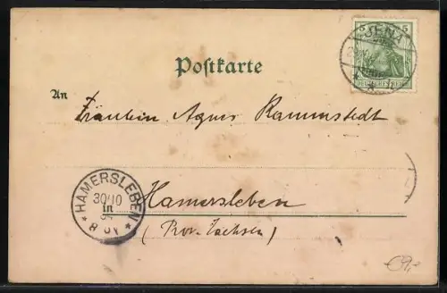 AK Feiernde Zwerge im Grünen