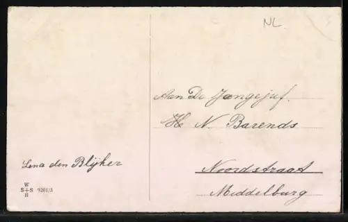 AK Zwerge auf Ski lassen sich von Schweinen ziehen, Gelukkig Nieuwjaar