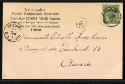 AK Mädchen zu ihrer ersten Kommunion mit Rosenkranz und Kerze