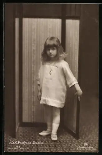 AK Printesa Ileana, Prinzessin von Rumänien in Kinderjahren
