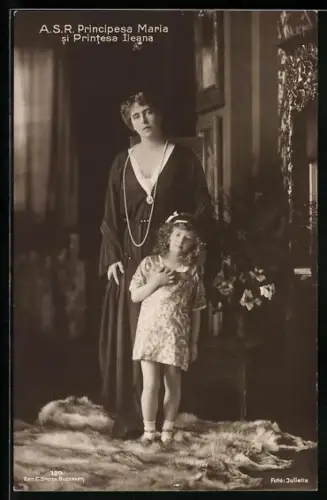 AK A. S. R. Principesa Maria si Printesa Ileana von Rumänien