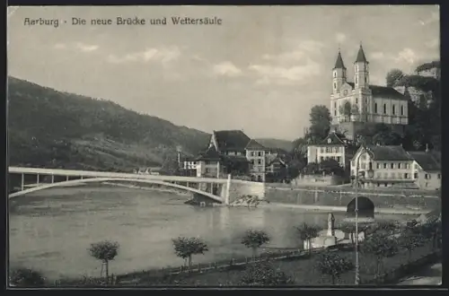 AK Aarburg, neue Brücke & Wettersäule