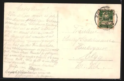 AK Zofingen, Teilansicht vom Heiternplatz aus