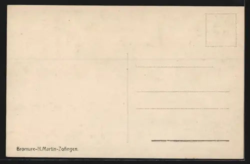 AK Zofingen, Heiternplatz im Winter