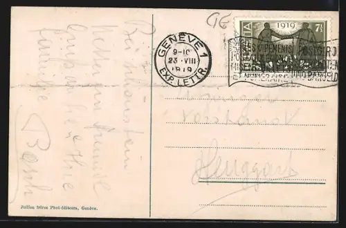 AK Genève, Genève vue prise de Saint Pierre