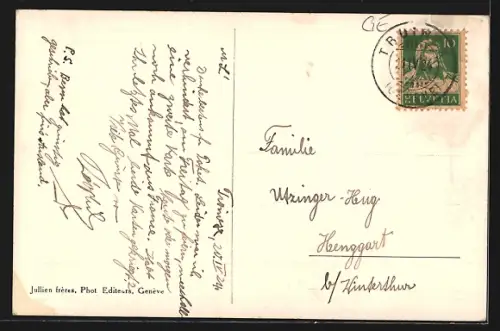 AK Genève, Monument de la Réformation