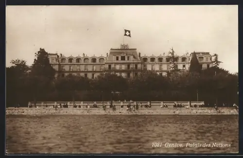 AK Genève, Palais des Nations, Panorama