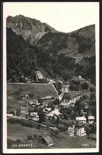 AK Les Avants, Vue aérienne de la ville