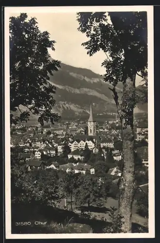 AK Chur, Totalansicht aus der Vogelschau