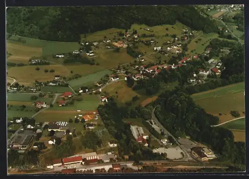 AK Etzgen, Ortsansicht, Fliegeraufnahme 1985