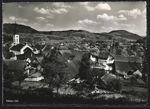 AK Eiken /AG, Ortsansicht mit Kirche