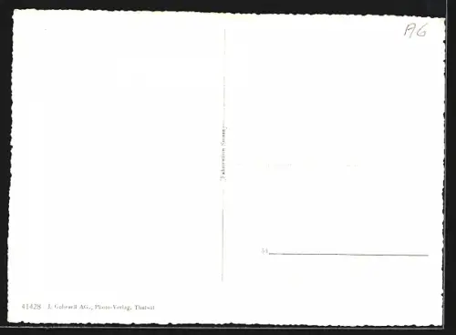 AK Eiken /AG, Ortsansicht mit Kirche