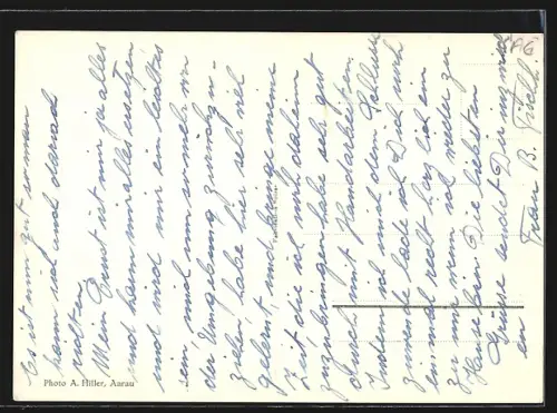 AK Barmelweid b. Aarau, Heilstätte Barmelweid im Winter