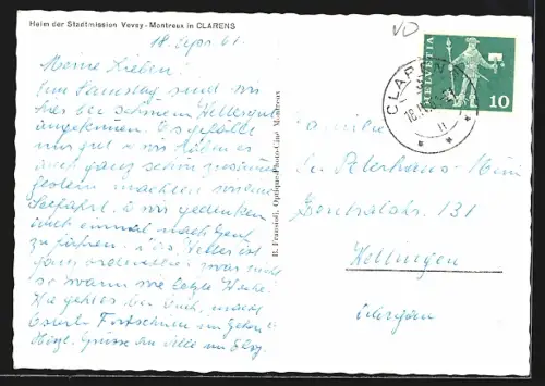 AK Clarens, Heim der Stadtmission Vevey-Montreux