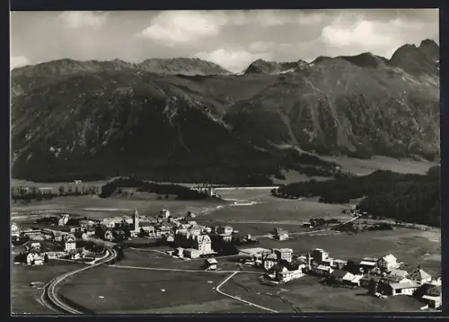 AK Celerina, Blick auf Muottas Muragl