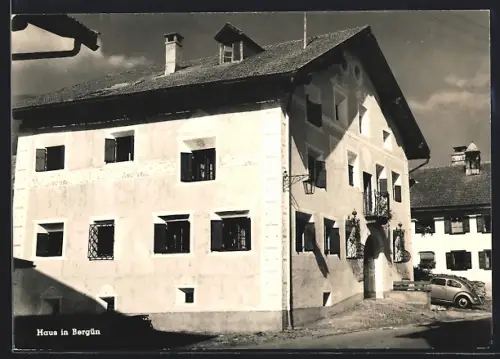 AK Bergün, Haus im Ort