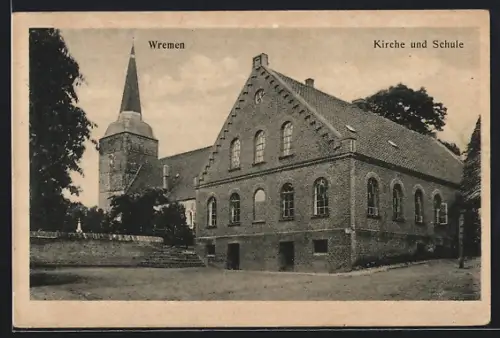AK Wremen, Kirche und Schule