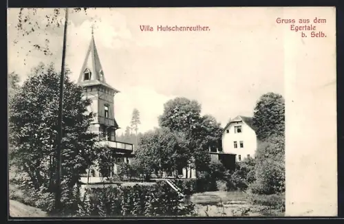 AK Selb /Egertal, Villa Hutschenreuther