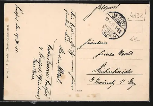 AK Lintfort, Total-Ansicht, Wohnhäuser, Zechenanlagen