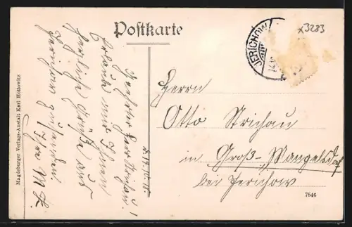 AK Jerichow a. E., Totalansicht aus Vogelperspektive