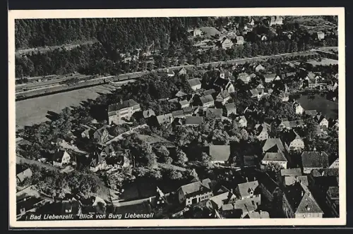 AK Bad Liebenzell, Stadtansicht von Burg Liebenzell aus
