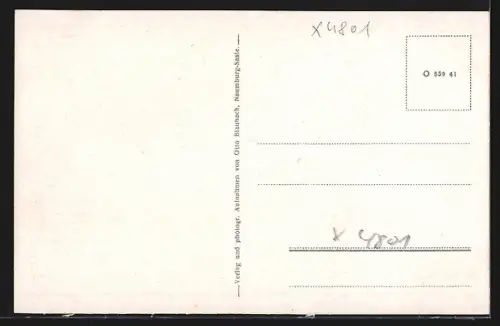 AK Pomnitz, Kriegerdenkmal, Kirche, Gasthaus Pomnitz