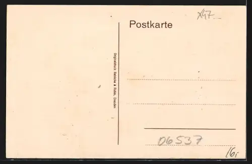 AK Kelbra, Blick nach der Rothenburg mit Flussbrücke