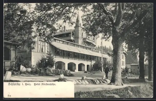 AK Schierke i. Harz, Hotel Fürstenhöhe