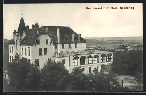 AK Bredeney, Restaurant Ruhrstein von Waldemar Müller