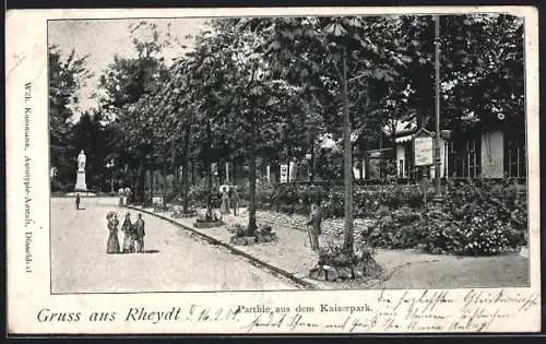 AK Rheydt, Parthie aus dem Kaiserpark