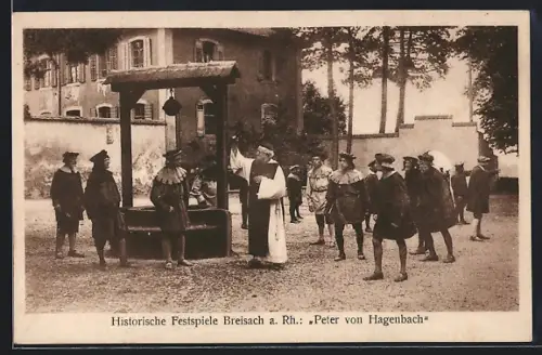 AK Breisach a. Rh., Historische Festspiele, Peter von Hagenbach