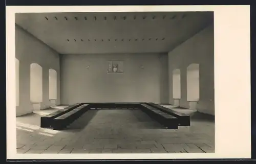 AK Burg Rothenfels, Festsaal, Entwurf Rudolf Schwarz