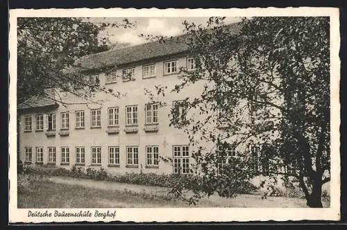 AK Flensburg, Deutsche Bauernschule Berghof