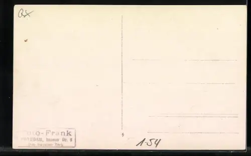 AK Prinz August Wilhelm von Preussen hat sich unters Volk gemischt
