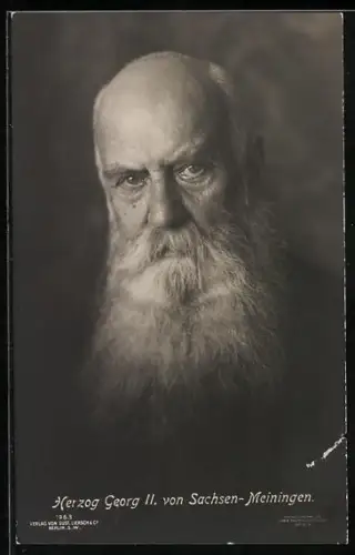 AK Herzog Georg II. von Sachsen-Meiningen im Porträt