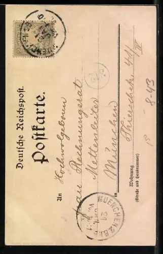 AK Reklame für Zucker als Erfrischung auf der Jagd