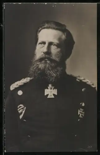 AK Porträt Friedrich Wilhelm III. von Preussenin Uniform mit Eisernem Kreuz