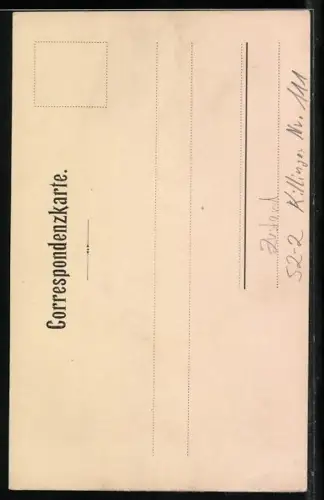 Lithographie Killinger Nr. 111: Eine Jungfrau ohne Gleichen, Berg mit Gesicht / Berggesichter