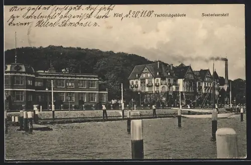 AK Kiel, Yachtklubgebäude und Seebadanstalt